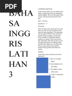 Bahasa Inggris Latihan 3