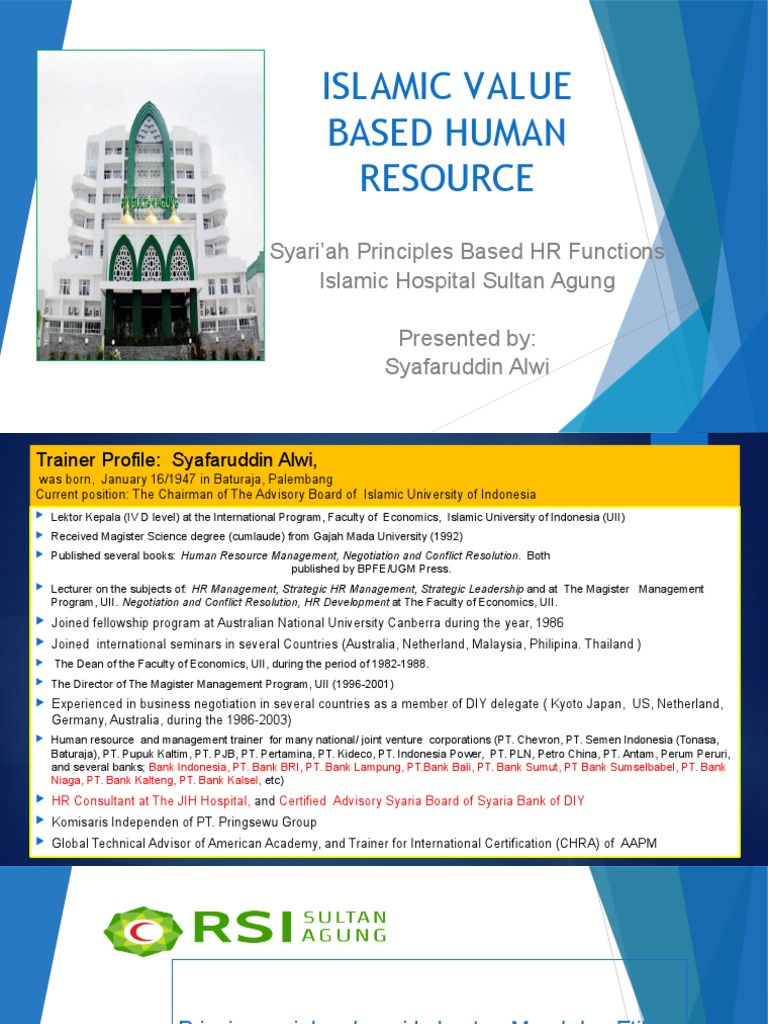 Islamic HR Management Principles | PDF | Competence (Human Resources ...