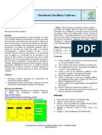 Física Experimental I: Movimiento Rectilíneo Uniforme