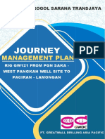 PT. Grogol Journey Management Plan Rig GW121