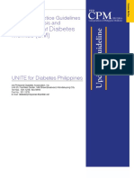 2013 Philippine Practice Guidelines On The Diagnosis and Management of Diabetes Mellitus (DM)