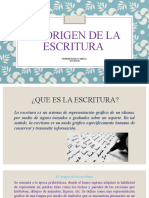 El Origen de La Escritura