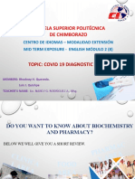 Escuela Superior Politécnica de Chimborazo: Topic: Covid 19 Diagnostic Tests