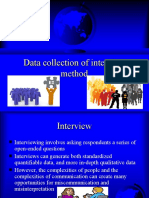 Data Collection of Interview Method