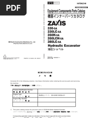 ZX330-5A Components | PDF