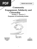 Community Engagement, Solidarity and Citizenship: Module 5 - Quarter 3