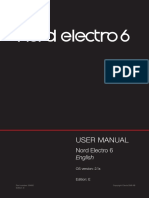 User Manual: Nord Electro 6