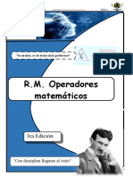 Operadores Matematicos