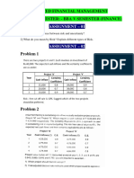 Advanced Financial Management Course & Semester Financial Management Semester: - Bba V Semester Financial Management (Finance)