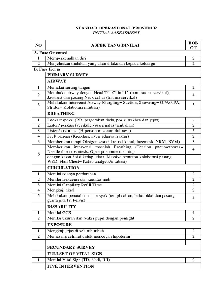 Initial assessment pdf