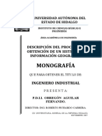 Obtención de un Sistema de Información Geográfica a través de Fotogrametría