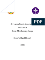 SLSA Scout's Work Book 1 Path To Membership Badge 2021 Final English 16.05.2021