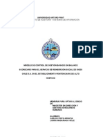Modelo de Control de Gestión Basado en Balance Scorecard para El Servicio de Reinserción Social de Siges Chile S.A. en El Establecimiento Penitenciario de Alto Hospicio