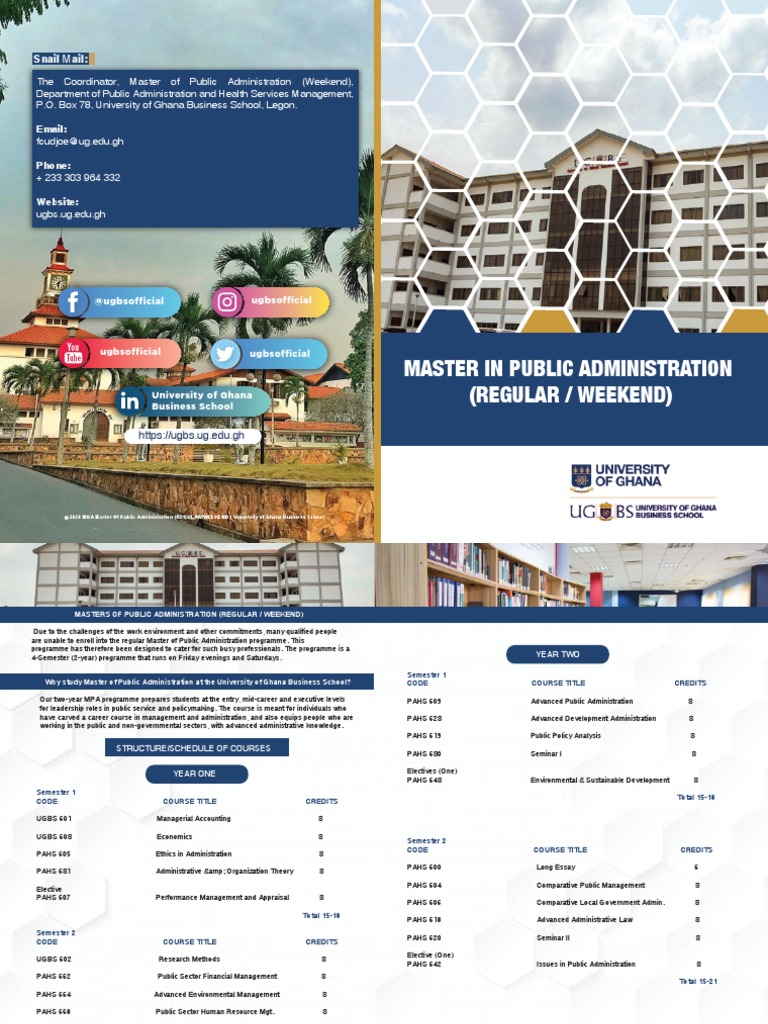 Master in Public Administration (Regular / Weekend) : Snail Mail | PDF ...