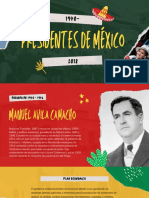 Presidentes 1940-2018 de México