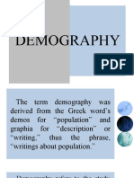 Demography: The Study of Human Populations