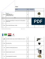 Itemised Quotation Form for Agricultural Equipment