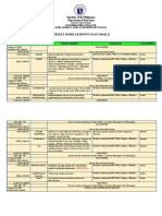 Weekly Home Learning Plan (Week 2) : Republic of The Philippines Department of Education