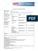 Bid Notice Abstract: Request For Quotation (RFQ)