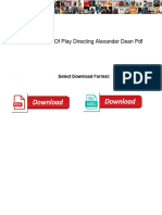 Fundamentals of Play Directing Alexander Dean PDF