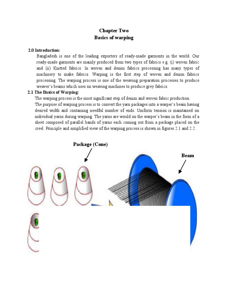 Description of Warping Machine | PDF | Weaving | Loom