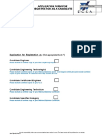 APP-1E - Application Form For Registration As A Candidate