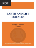 Earth and Life Module Week 13