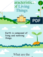 Characteristics of Living Things Plants As Living Things