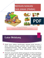 Pemberian Makan Bayi Dan Anak Pmba