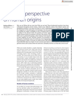 A Genetic Perspective On Human Origins