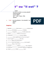 3. Cest Ou Il Est Exercice Grammatical Guide Grammatical 15703