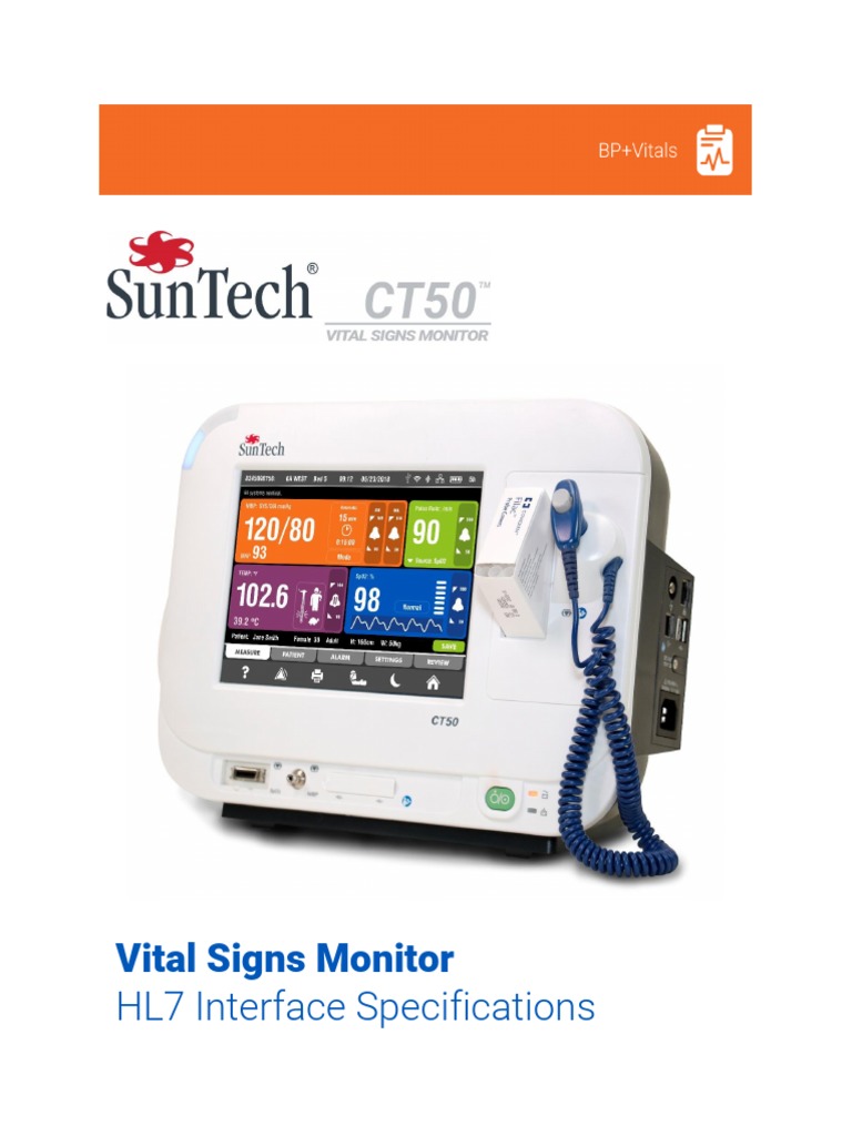 Vital signs monitor hl7 interface specifications pdf electronic