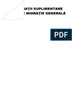 Informații Suplimentare Despre Migrație Generală