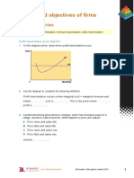 Micro, Wk10, IL1 - Objectives of Firms Activity