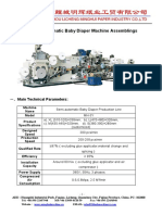 Semi Automatic Baby Diaper Machine 2011-07-09