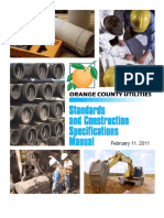Orange County Utilities-Standards and Construction Specifications Manual