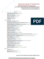 AJODO (American Journals of Orthodontics and Dentofacial Orthopedics) July 2021