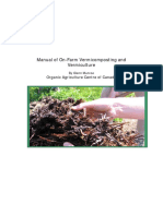 Manual on Farm Vermicomposting Vermiculture