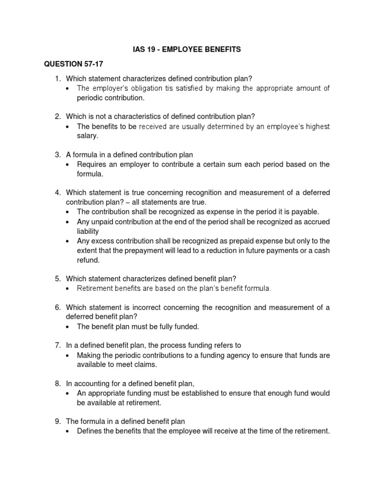 Understanding Defined Benefit Plans | PDF | Defined Benefit Pension ...