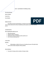 Police Operational Planning Overview | PDF | Strategic Planning | Goal