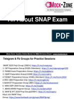 All About Snap Exam