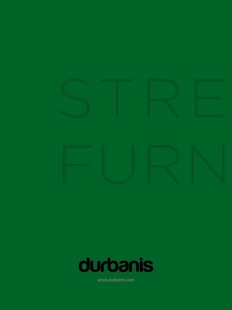 DURBANIS Street Furniture Catalogue PDF Ingeniero civil