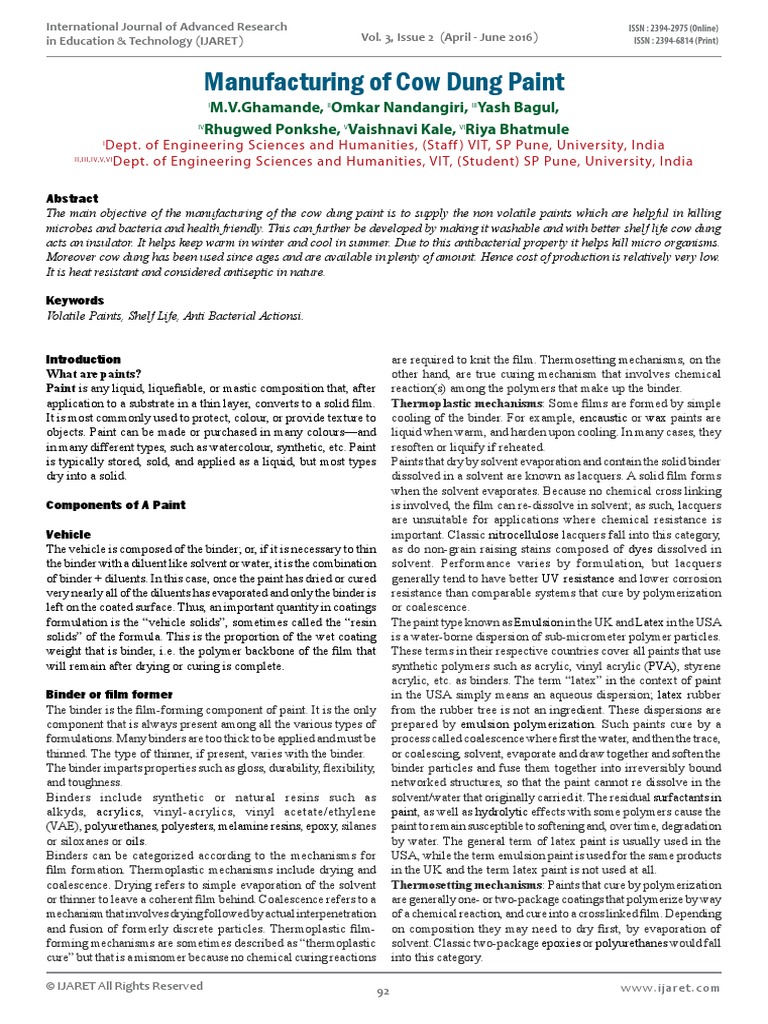 manufacturing-of-cow-dung-paint-pdf-paint-chemical-substances