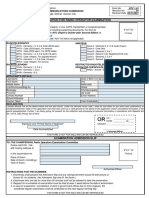 Form No. NTC 1 01 APPLICATION FOR RADIO OPERATOR EXAMINATION