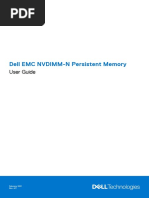 Dell EMC NVDIMM-N Persistent Memory: User Guide