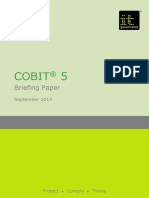 Cobit 5: Briefing Paper
