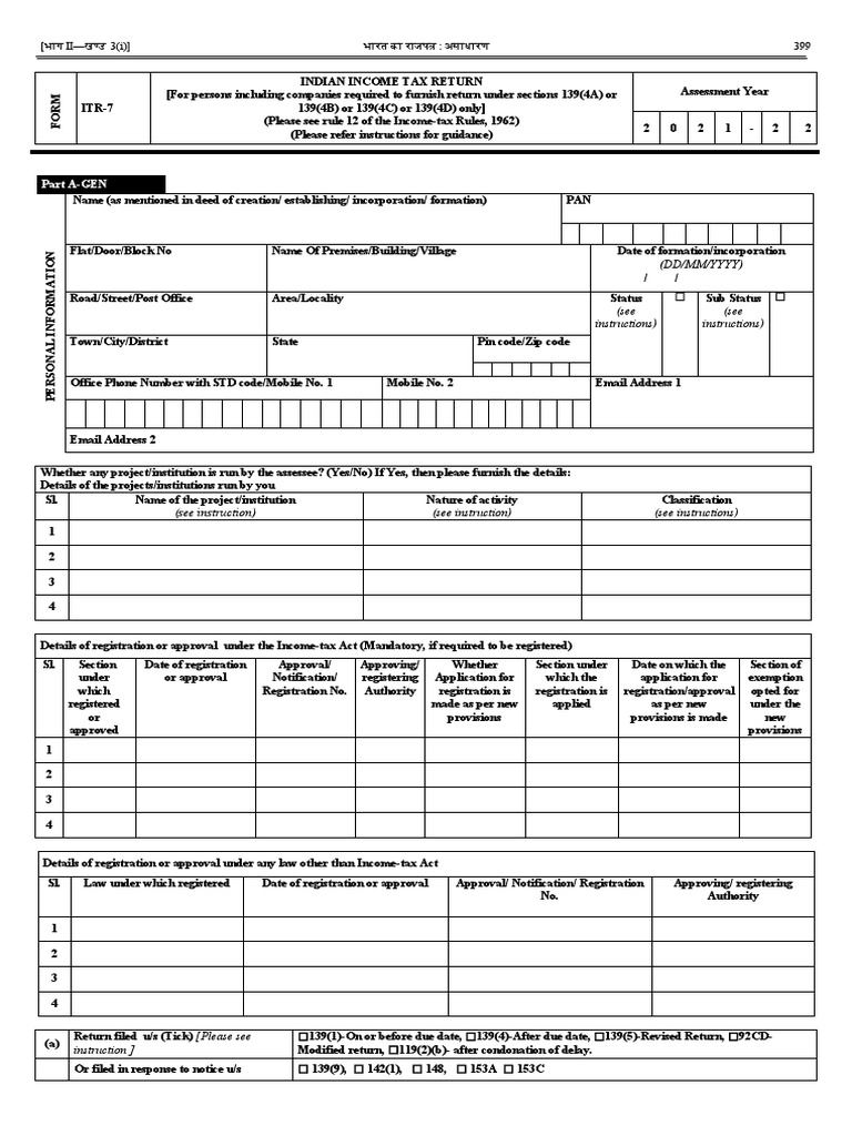 Part A-GEN: (See Instructions) (See Instructions) | PDF | Expense ...