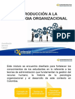 Introduccion A La Psicologia Organizacional