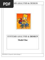 Systems Analysis SAD NOTES