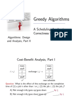 Greedy Algorithms: A Scheduling Application: Correctness Proof Part II